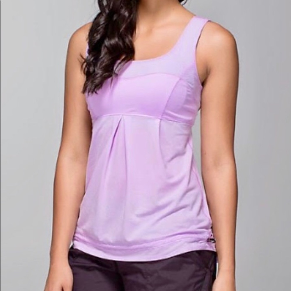 NWT Lululemon Elevate Tank Purple lavender Size 8